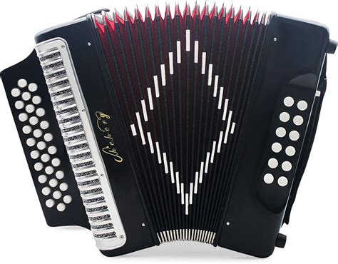 Amazon.com: 31-Key Diatonic Accordion , 12 Bass, G/C/F , Accordion ...