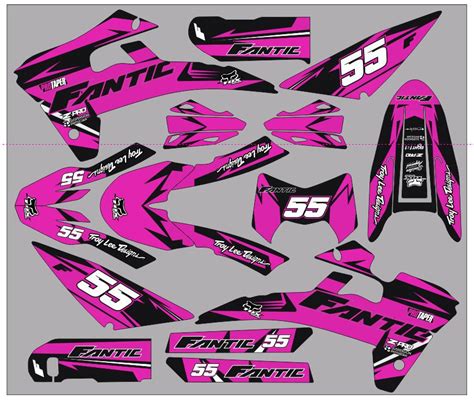 Fantic XM XE 50 Graphic Kit Craft Pink Kitdeco Moto Fr