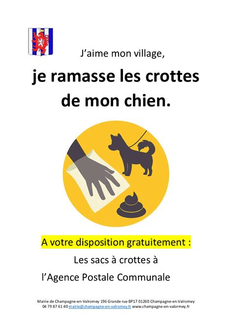 Actualit S J Aime Mon Village Je Ramasse Les Crottes De Mon Chien