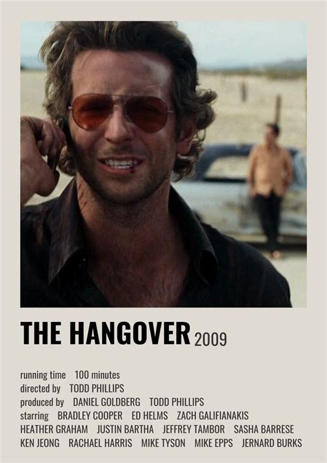 THE HANGOVER MOVIE POSTER | Iconic movie posters, Movie posters ...