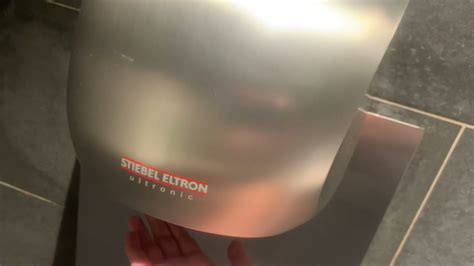 Stiebel Eltron Ultronic Hand Dryer At Starbucks Warrington Youtube