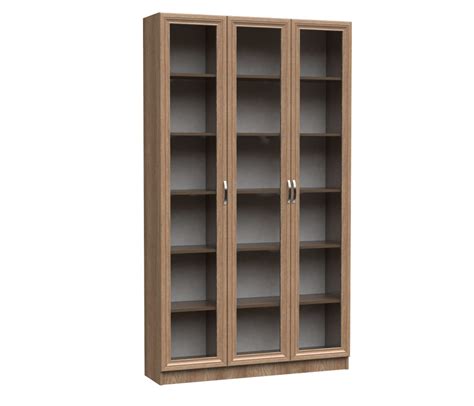 Шкаф книжный Мир Мебели Шкаф книжный_шк2/30Сон_Мир Мебели, 120x32x210 ...