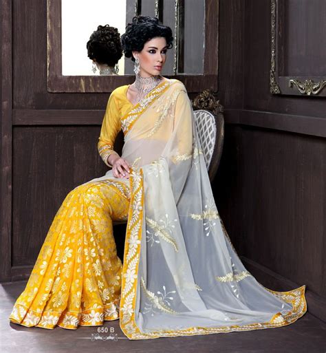 Party Wear Sarees Party Wear Sarees Saree Designs Off White Saree