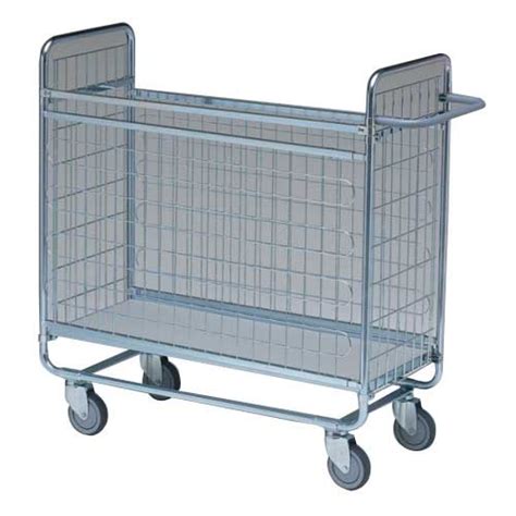 SHS Handling HG4396 4 Parcel Trolley Overall Size 1380 Mm L X 460 Mm W