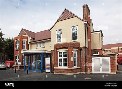 Recently reopened Purley War Memorial Hospital, part of Croydon NHS health services. Reopened in ...