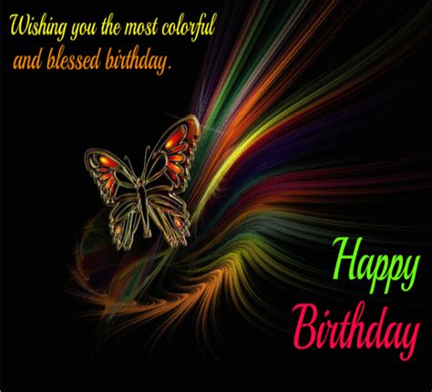 Colorful B’day Wishes For You! Free Birthday Wishes eCards | 123 Greetings