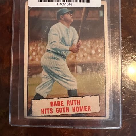 Topps Other Babe Ruth Hits 6 Poshmark
