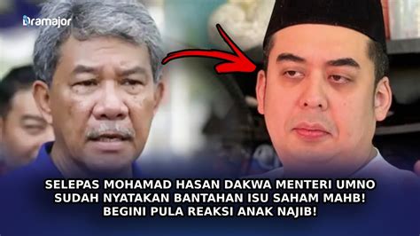 Selepas Tok Mat Dakwa Menteri Umno Sudah Nyatakan Bantahan Isu Saham