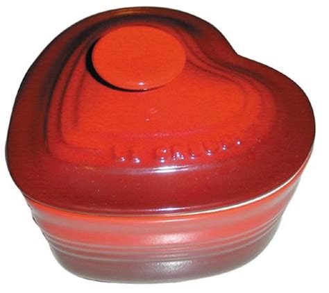 Le Creuset 10 cm Stoneware Heart Ramekin with Lid « Just Kitchenware