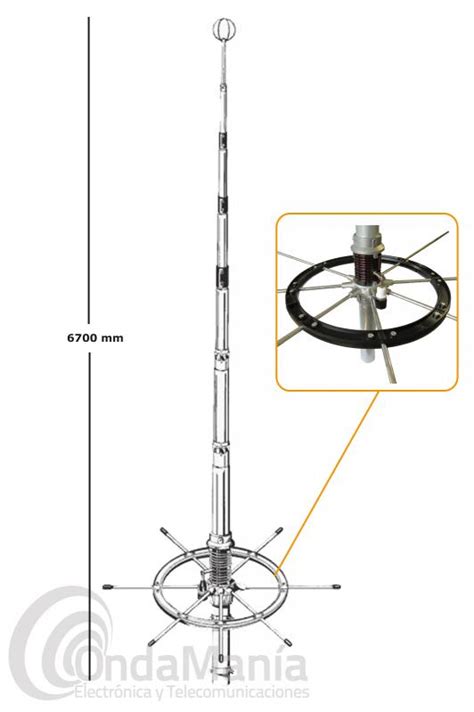 Moonraker Gpa Antena De Hf Vertical Y