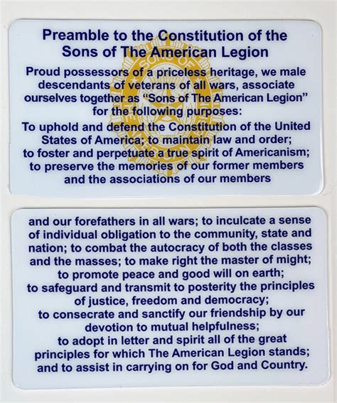 The American Legion Auxiliary Preamble