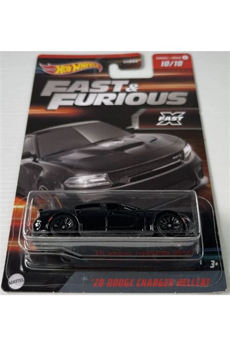 HOT WHEELS Fast Furious Tekli Arabalar Black Edition 20 Dodge Charger Hellcat X FastFiyatı