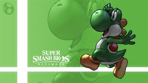 Download Yoshi Video Game Super Smash Bros Ultimate Hd Wallpaper By