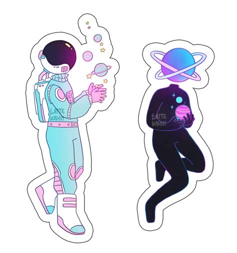 Space Stickers by LATTE-KAHVI on DeviantArt