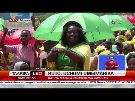 Rais Ruto Asema Kuwa Uchumi Umeimarika Ila Wakenya Walalamikia Gharama