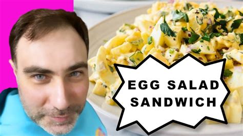 Eating Egg Salad Sandwich Asmr Mukbang Youtube