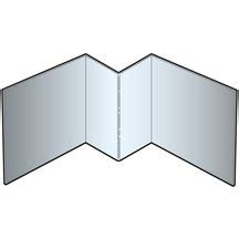 Profil Angle Interieur Aluminium Laqu Pour Bardage Cedral Lap Gris