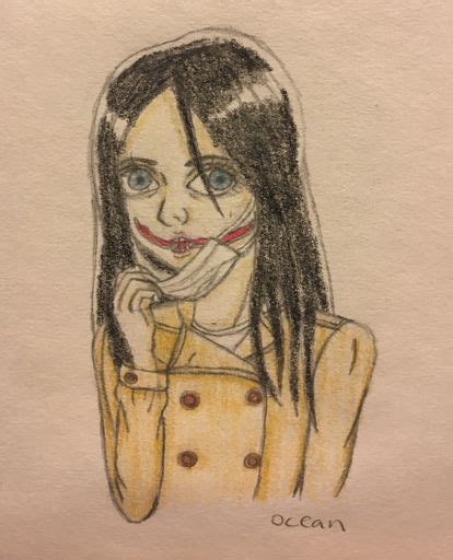 Kuchisake Onna Drawing | Horror Amino