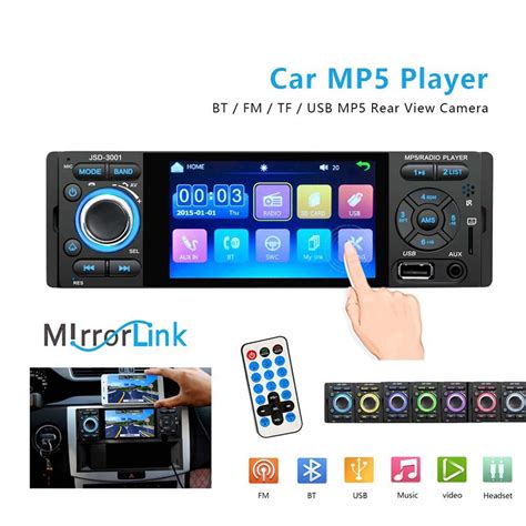 Buy Yykj Din Car Radio Touch Screen Bt Car Stereo Universal Car