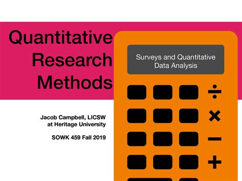 Week 12 Quantitative Research Methods Surveys And Quantitative Data