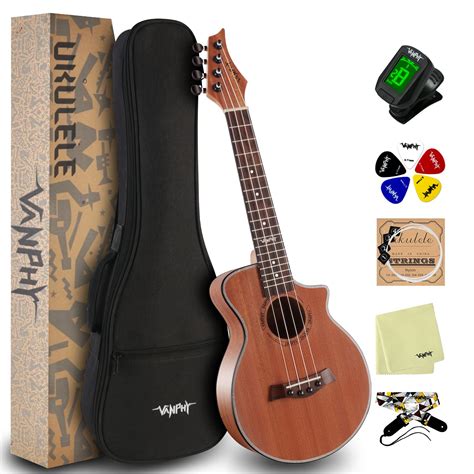 Vanphy Tenor Ukulele For Beginner Hawaiian Ukelele Inch