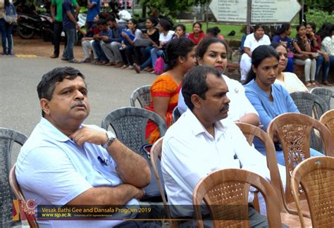 Vesak Bathi Gee And Dansala 2019 37 Usj University Of Sri