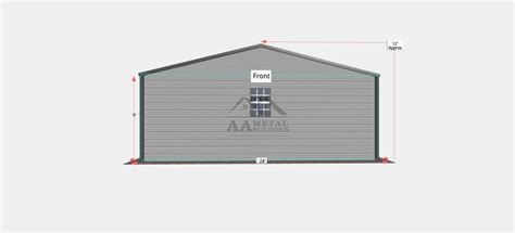 24x30 Two Car Metal Garage - Strong, Durable Garages With Endless ...