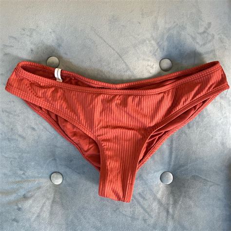 Low Rise Reddish Orange Body Glove Bikini Bottoms Depop