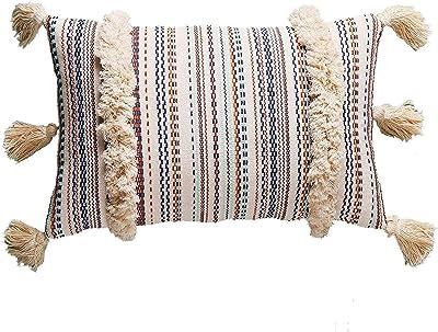 Amazon Sungea Farmhouse Black And White Lumbar Pillow Cover X