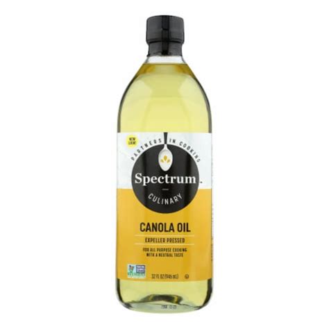 Spectrum Naturals Refined Canola Oil Case Of 12 32 Fl Oz Case Of