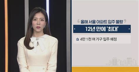 올해 서울 아파트 물량 12년 만에 최대치시장 안정되나