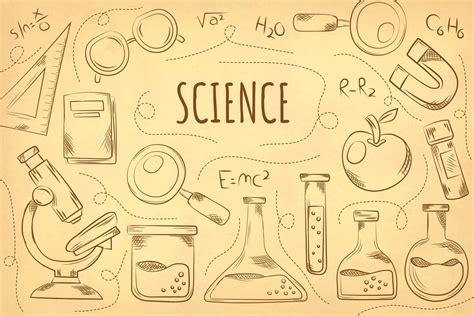 Free Vector Vintage Science Background