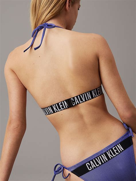 Kadın String Side Tie Bikini Altı Mavi KW0KW02612C86 Calvin Klein