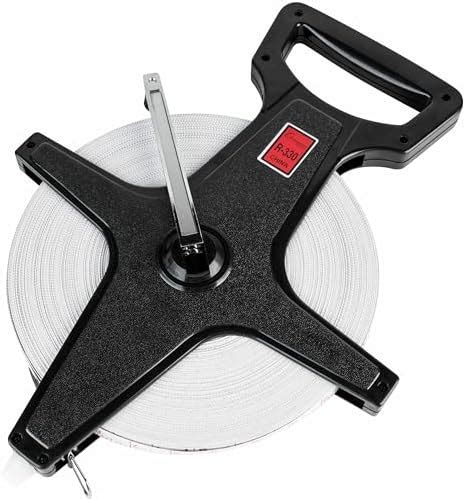 WORKPRO Open Reel Tape Measure With Double Nylon Coated Fiberglass