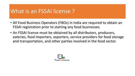 Ppt Fssai Registration Powerpoint Presentation Free Download Id