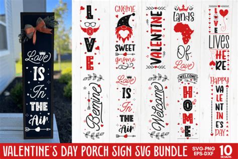 Valentine S Day Porch Sign Bundle Graphic By Craftart Creative Fabrica