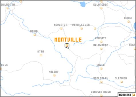 Montville (Australia) map - nona.net