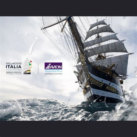 Avion Partner Di Villaggio Italia Nel Tour Mondiale Amerigo Vespucci