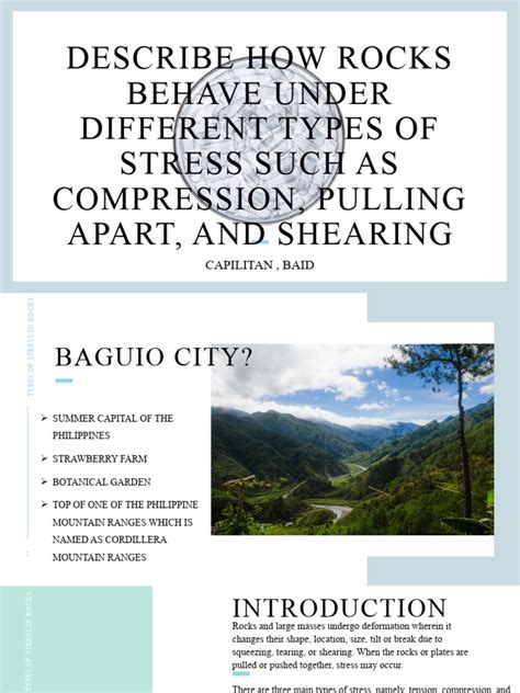 Describe How Rocks Behave Under Different Types Of Stress Pdf Fault Geology Stress