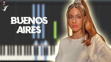 Tini Buenos Aires Instrumental Piano Tutorial Partitura Karaoke