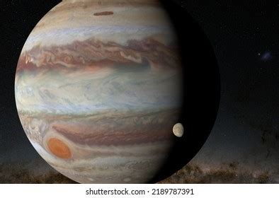 Europa Satellite Jupiter Solar System 3d Stock Illustration 2189787391 ...