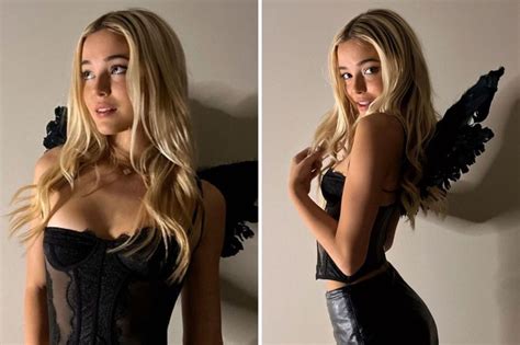 Olivia Dunne wows in evil angel Halloween costume as stunning LSU ...