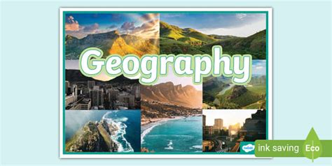 Geography Photo Display Poster (teacher made) - Twinkl