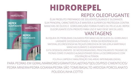 Hidrorepel Repex Oleofugante 900ml Parcelamento Sem Juros