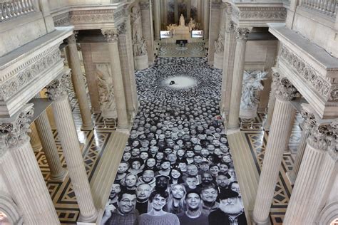 French Street Artist Jr Has Completed An Installation On An Epic Scale