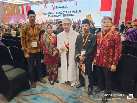 Usai Dilantik Lima Komisioner Bawaslu Gresik Tancap Gas Kawal Pemilu