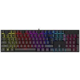 Teclado Gaming Satellite GK-31 King Fight RGB Mecânico com Fio Preto ...