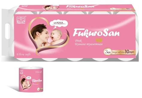 FukuroSan / Бумага туалетная PINK | Туалетная бумага на любой вкус ...
