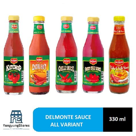 Jual Delmonte Del Monte Saus Ketchup Tomat Extra Hot Sambal Tasty Sweet Chili Ml
