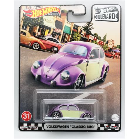 Hot Wheels Premium Volkswagen Classic Bug Fusca Classico Boulevard Novo Lacrado Shopee Brasil